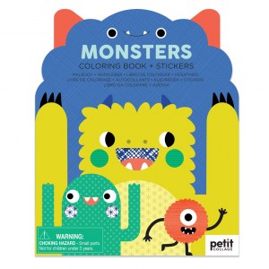 Monsters Coloring Book and Stickers 0810073342682_528f1